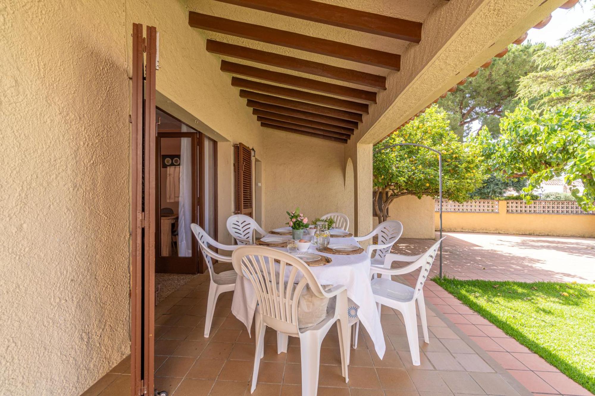 Apart-Rent Casa Con Jardin Pani 0081 Empuriabrava Kültér fotó
